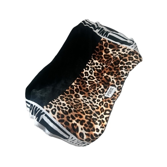 VS PINK X Leopard print Sherpa blanket - Picture 3 of 7